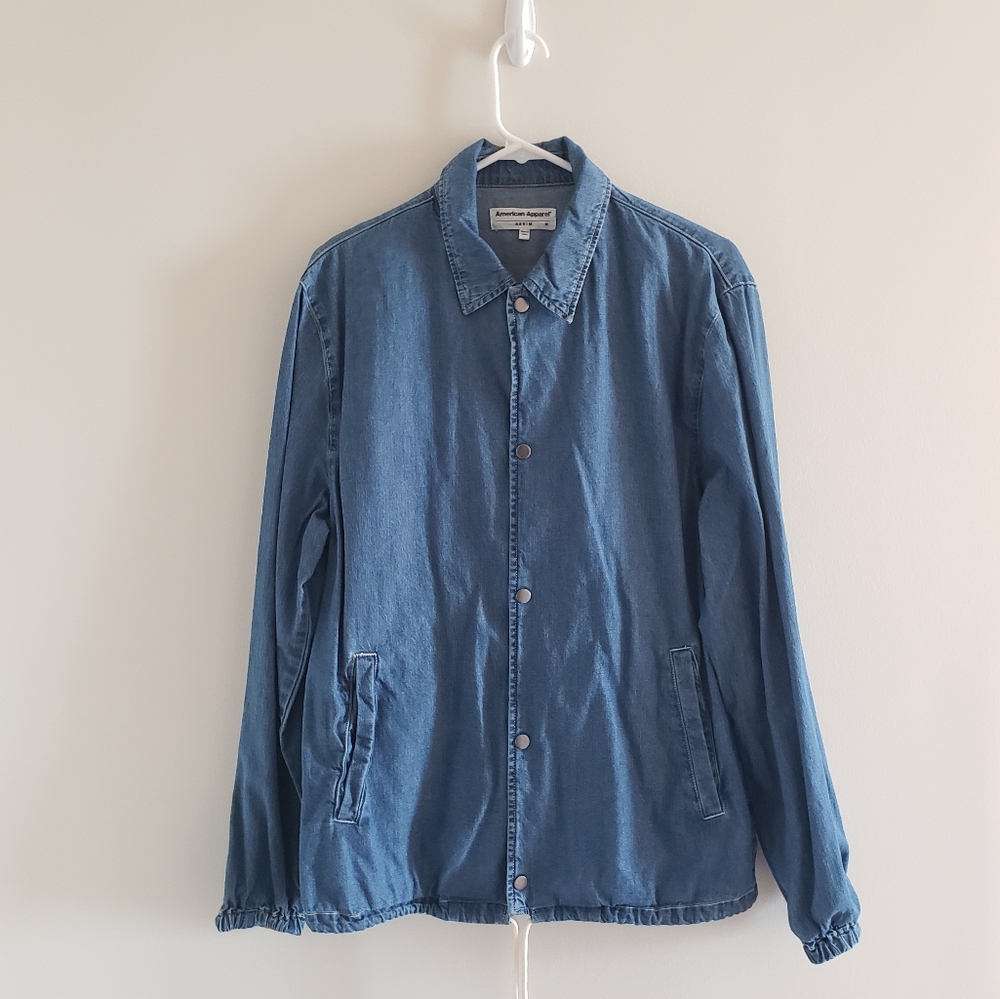 American Apparel Denim Coach Jacket